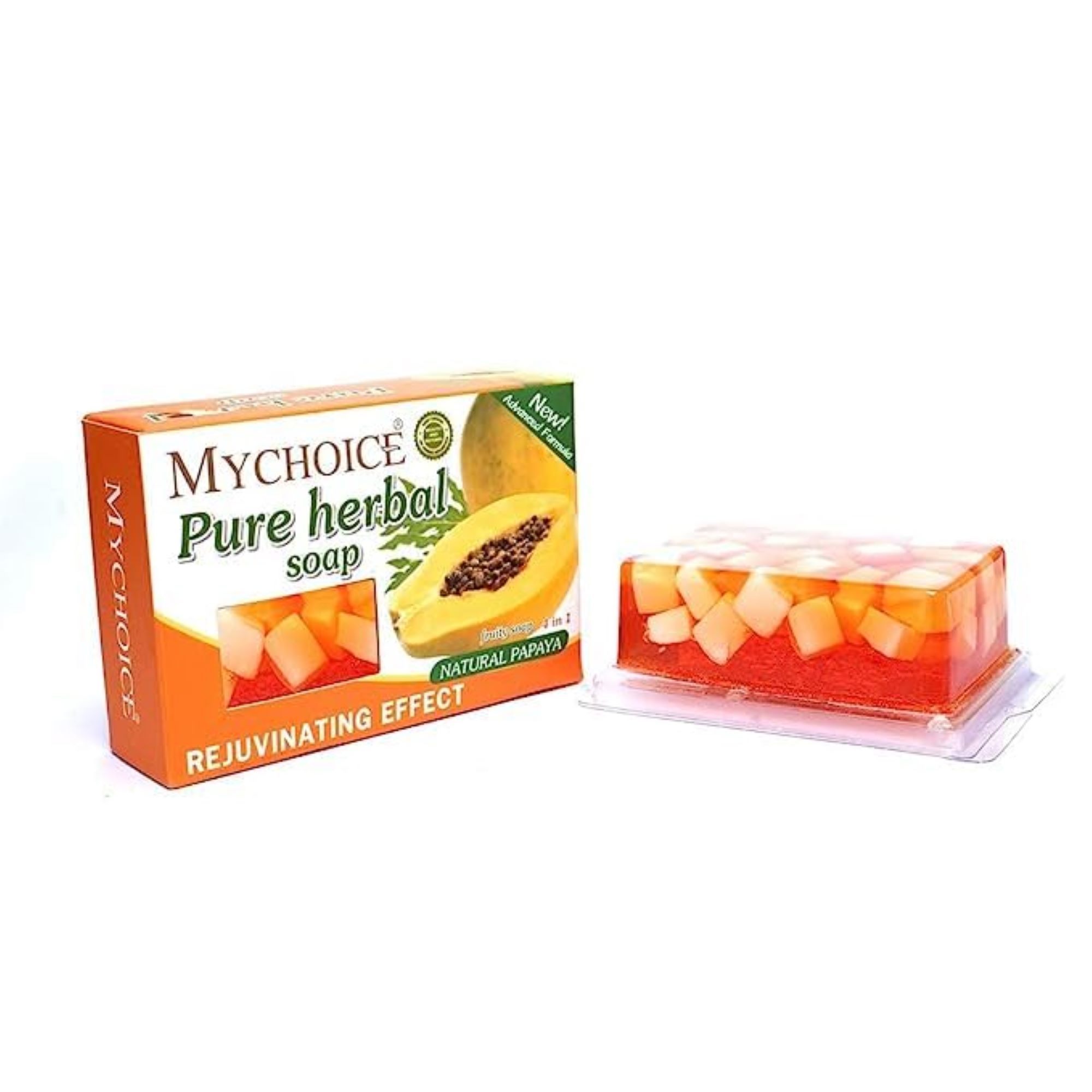 My Choice Pure Herbal Soap (Natural Papaya) - Image 4