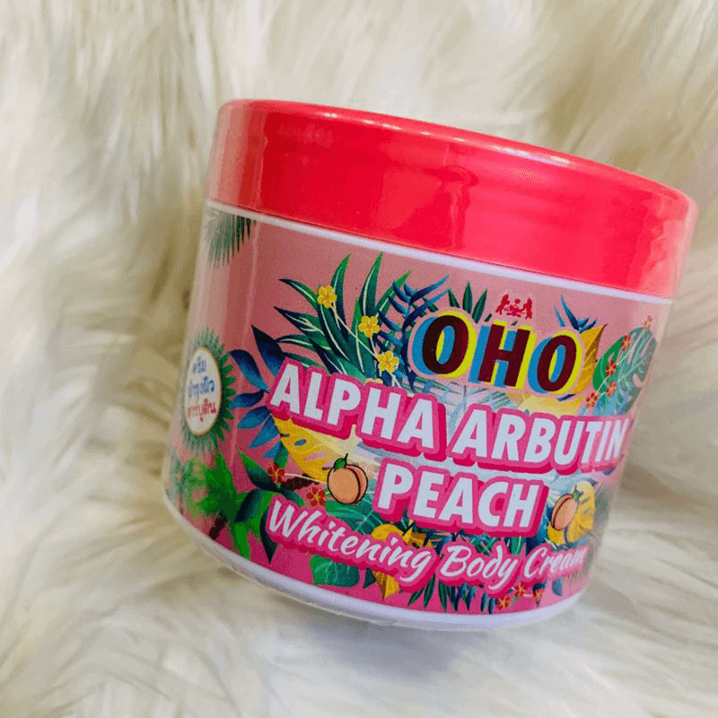 OHO ALPHA ARBUTIN PEACH CREAM 300Grm - Image 2