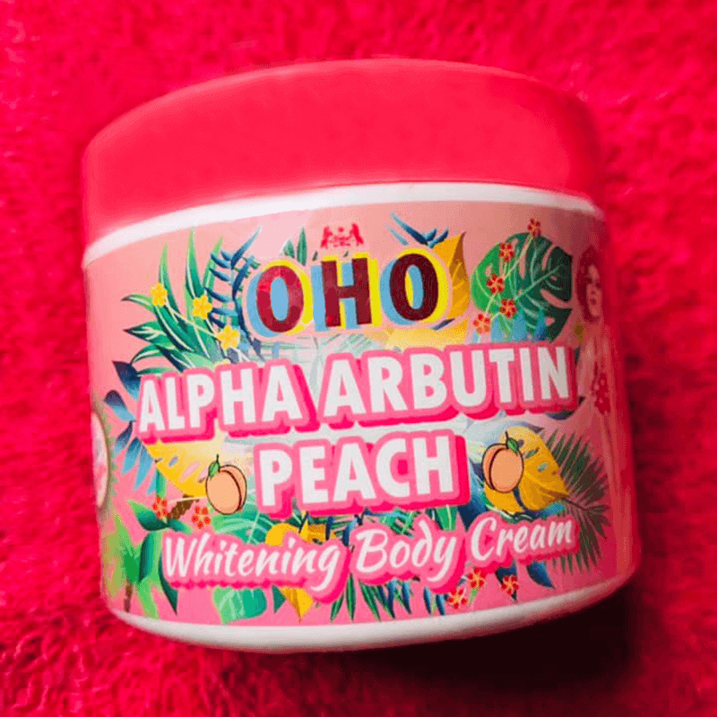 OHO ALPHA ARBUTIN PEACH CREAM 300Grm - Image 3