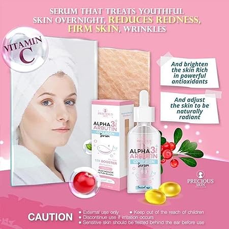 PRECIOUS SKIN ALFA ARBUTIN 3PLUS COLLAGEN SERUM - Image 4