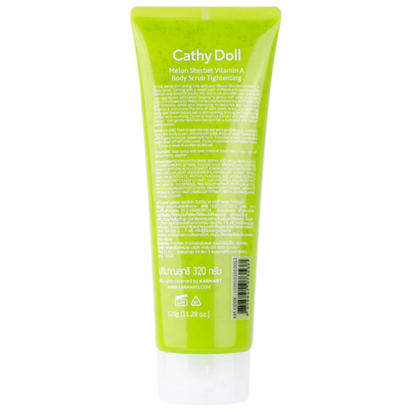 CATHY DOLL MELONE SHERBET BODY SCRUB (YELLOW)