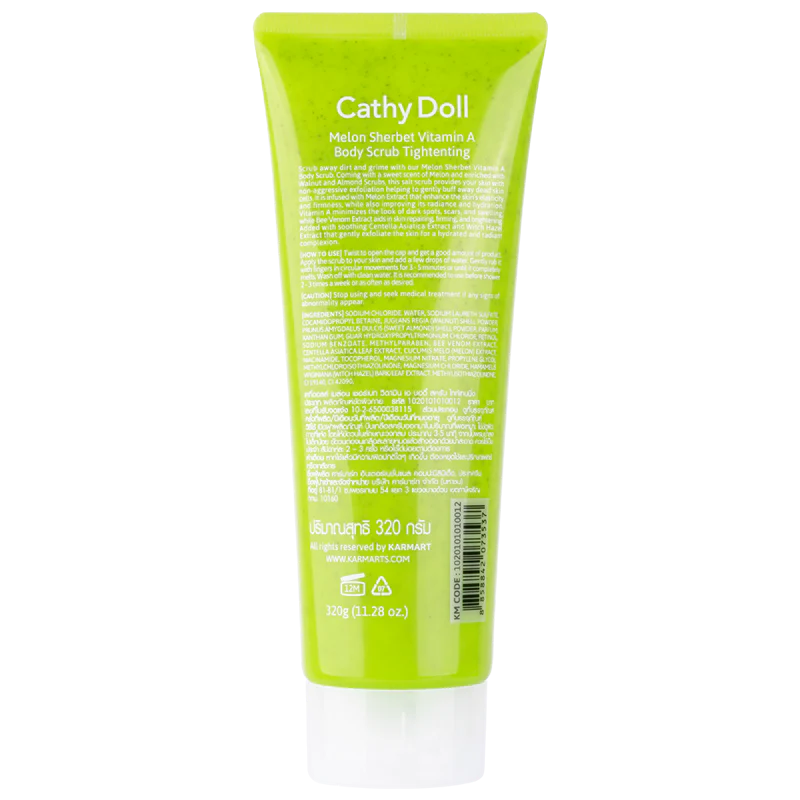 CATHY DOLL MELONE SHERBET BODY SCRUB (YELLOW) - Image 3
