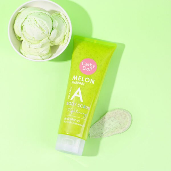 CATHY DOLL MELONE SHERBET BODY SCRUB (YELLOW)