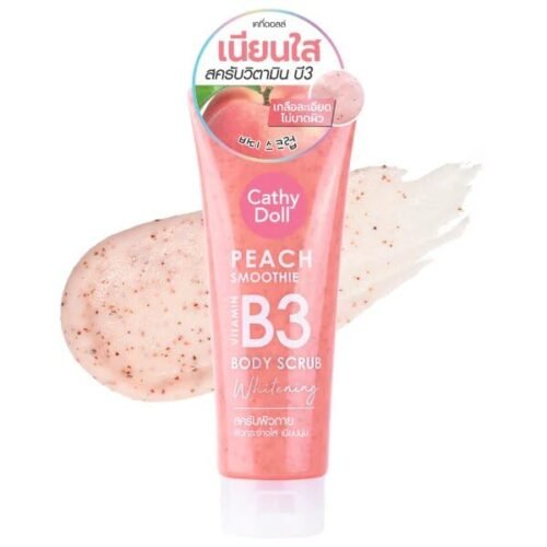 CATHY DOLL PEACH SMOOTHIE BODY SCRUB (PINK)