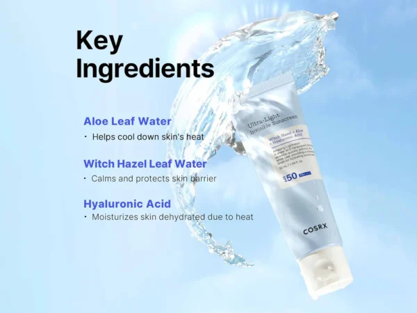 COSRX ULTRA LIGHT INVISIBLE SUNSCREEN 50ML