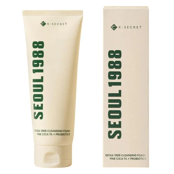K-SECRET SEOUL 1988 CLEANSING FOAM (PINE CICA 1% + PROBIOTICS) 150ml
